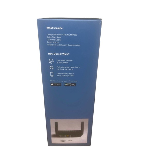 Lynksys MR7320 Max-Stream Dual-Bank Router-WiFi 6 Technology~ - Picture 2 of 5